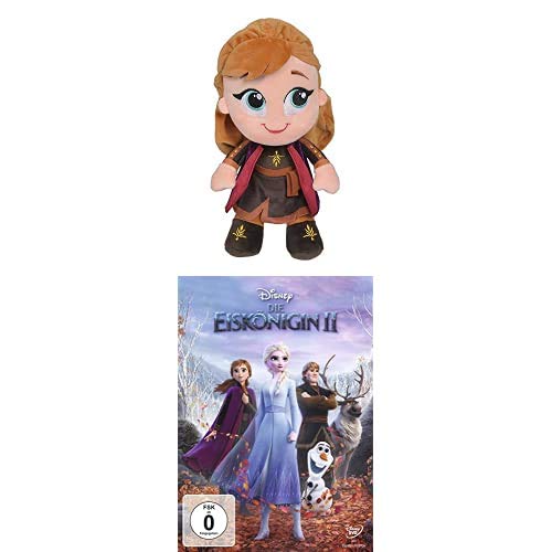 Simba 6315877554 Disney Frozen 2, Chunky Anna, 25cm & Die Eiskönigin 2 von Simba