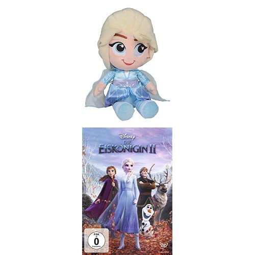 Simba 6315877555 Disney Frozen 2, Chunky ELSA, 25cm, Mehrfarbig & Die Eiskönigin 2 von Simba
