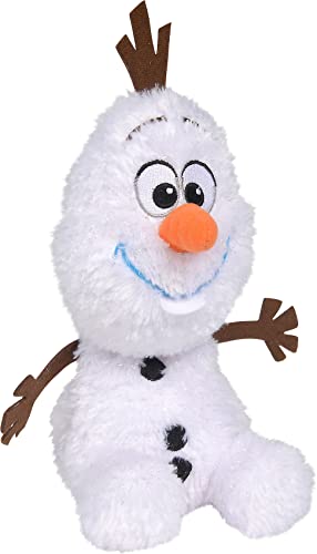 Simba 6315877641 - Disney Frozen II, Olaf Schneemann, 25cm Plüschfigur, Kuscheltier, Eiskönigin, Anna, Elsa, ab den ersten Lebensmonaten von Simba