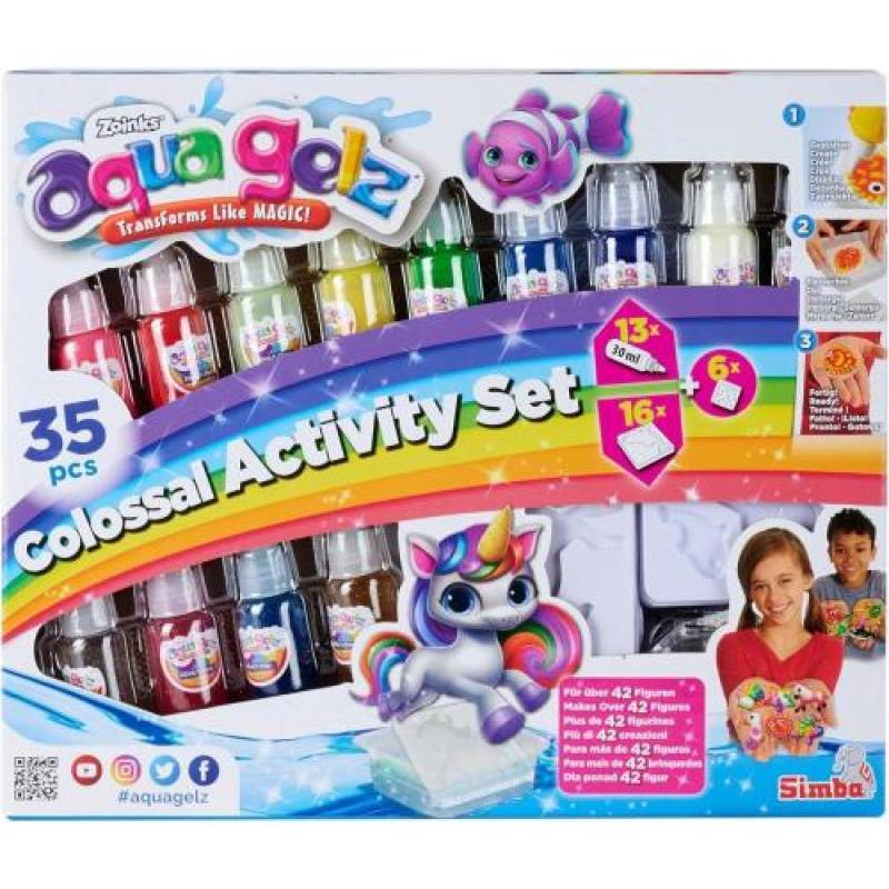 Simba Aqua Gelz Colossal Set 13 tubetti e 16 stampini Simba Aqua Gelz Colossal Set 13 tubetti e 16 stampini von Simba
