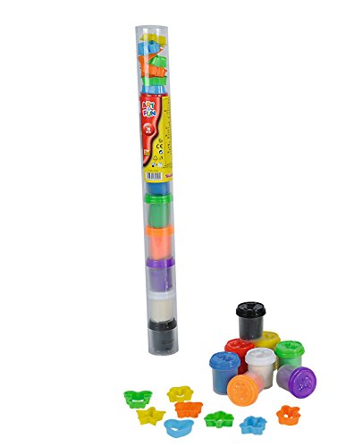 Simba 106329290 - Knetdosen Set Art und Fun in Röhre, Spiel von Simba