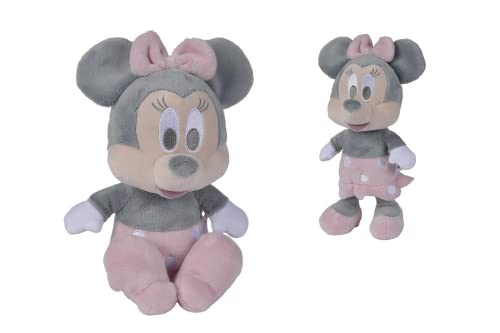 Simba Baby-Minnie Maus, 25 cm, aus 100% recycelten Materialien, offizielles Disney-Lizenzprodukt, geeignet für alle Alter (6315870329) von Simba
