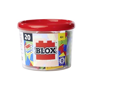 SIMBA Blox 20 Platten mit je 32 Noppen, Bauplatte für Kinder ab 3 Jahren, 4 Farben, hohe Qualität, Klemmbausteine, Bausteine, vollkompatibel mit vielen Anderen Herstellern SIMBA Blox 20 Platten mit je 32 Noppen, Bauplatte für Kinder ab 3 Jahren, 4 Farben, hohe Qualität, Klemmbausteine, Bausteine, vollkompatibel mit vielen Anderen Herstellern von Simba