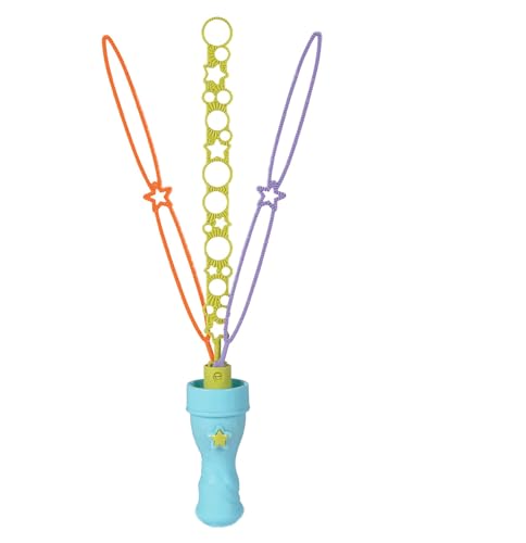 Simba Bubble Fun Seifenblasenstab Triple, Faltmechanismus, Seifenblasen in verschiedenen Größen, 120ml Lauge, L:37cm, ab 3 Jahren Simba Bubble Fun Seifenblasenstab Triple, Faltmechanismus, Seifenblasen in verschiedenen Größen, 120ml Lauge, L:37cm, ab 3 Jahren von Simba