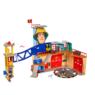 Simba Toys Feuerwehrmann Sam - Mega-Feuerwehrstation XXL von Simba