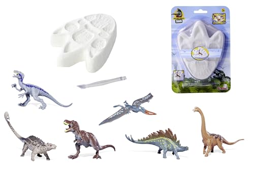 Simba Nature World 104342657Q01 - Dinosaurier Ausgrabungsset - Nature World Bagger-Set Einschließlich Dinosaurier und Werkzeuge, 9-11 cm + 16cm, Ab 3 Jahren von Simba