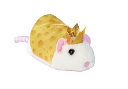 Simba PetZoo Käsekönige, 2-Fach Sortiert, es Wird nur EIN Artikel geliefert, weiß oder grau, Pull-Back Funktion, 16cm, ab 12 Monaten von Simba