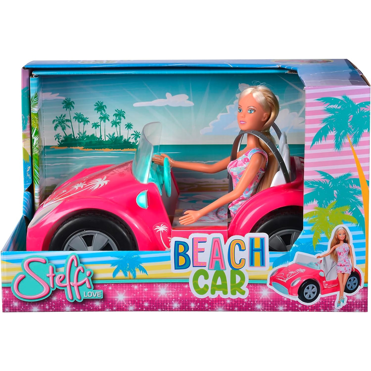 Simba Steffi Liebespuppe mit Auto Beach Car von Simba