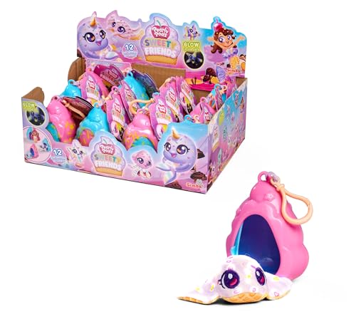 Simba Toys - Pearly Pods Sweety Friends, 12-Fach Sortiert, es Wird nur EIN Artikel geliefert, Plüsch mit Leuchteffekt, 8cm, seltene Meerjungfrau und Perle, Muschel-Anhänger, ab 3 Jahre Simba Toys - Pearly Pods Sweety Friends, 12-Fach Sortiert, es Wird nur EIN Artikel geliefert, Plüsch mit Leuchteffekt, 8cm, seltene Meerjungfrau und Perle, Muschel-Anhänger, ab 3 Jahre von Simba
