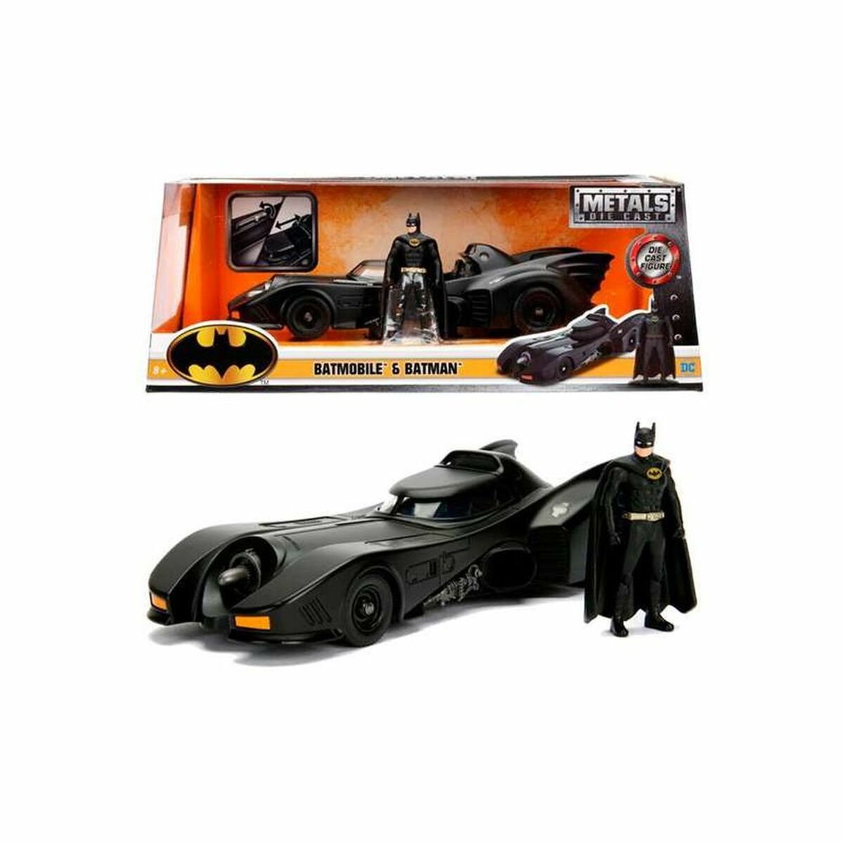 Spielzeugauto Simba Batmóvil 1989 Metall 1:24 Figur Spielzeugauto Simba Batmóvil 1989 Metall 1:24 Figur von Simba