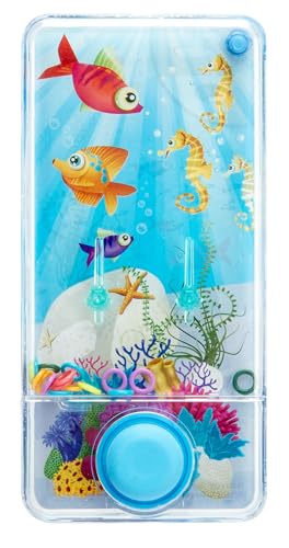 Wasserspiel, Wasser einfüllen und durch Drücken die Ringe ins Ziel bringen, Reisespiel, 13,5x 6,5cm, ab 3 Jahren, Weiß Wasserspiel, Wasser einfüllen und durch Drücken die Ringe ins Ziel bringen, Reisespiel, 13,5x 6,5cm, ab 3 Jahren, Weiß von Simba