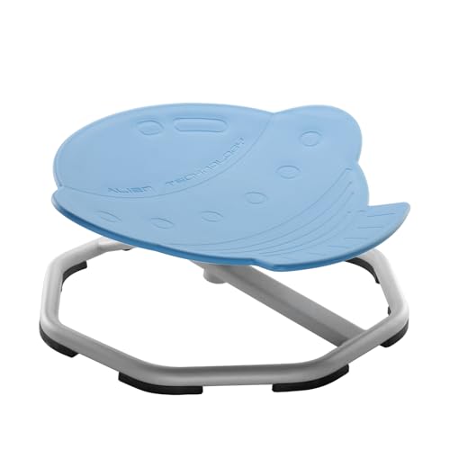 Simcat Kids' Swivel Sensory Chair, Dreh-Sensorikstuhl Kinder, Sensorikspielzeug Autismus, Wackelstuhl mit Drehfunktion Kleinkinder, ADHS-Drehstuhl, Anti-Reisekrankheit Jungen/Mädchen (Bule) von Simcat