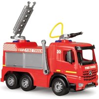 GIGA TRUCKS Aufsitz-Feuerwehr Arocs, Versandkarton von Simm Spielwaren GmbH