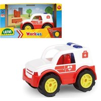 LENA 1267 - Workies Notarzt, Rettungswagen für Kinder ab 18 Monaten LENA 1267 - Workies Notarzt, Rettungswagen für Kinder ab 18 Monaten von Simm Spielwaren GmbH