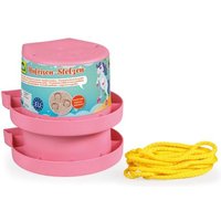 LENA 61412 - Hufeisen Topfstelzen, Laufdosen für Kinder, rosa, 13 cm von Simm Spielwaren GmbH