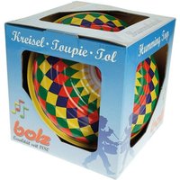 LENA® 52225 - Bolz Brummkreisel Multicolor 19 cm, Schwungkreisel, Spielzeugkreisel, Pumpkreisel von Simm Spielwaren