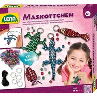 LENA® 42688 - Maskottchen, bunt glitzernde Anhänger von Simm Spielwaren