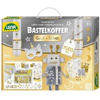 Lena - Bastelkoffer Gold und Silber, Faltschachtel von Simm Spielwaren