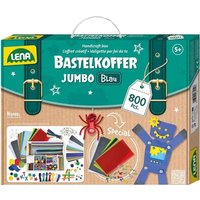 Lena - Bastelkoffer Jumbo blau, Faltschachtel Lena - Bastelkoffer Jumbo blau, Faltschachtel von Simm Spielwaren