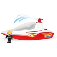Lena - Boazz Feuerwehrboot, Schaukarton von Simm Spielwaren