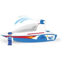 Boazz Polizeiboot, Schaukarton von Simm Spielwaren GmbH