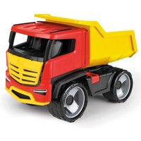 LENA® 02143 - Muldenkipper Titan, Giga Truck, Baustellenfahrzeug, Fahrzeug, im Schaukarton von Simm Spielwaren GmbH