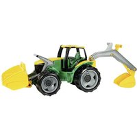 Lena - GIGA Trucks Traktor mit Frontlader/Baggerarm, grün, Schaukarton Lena - GIGA Trucks Traktor mit Frontlader/Baggerarm, grün, Schaukarton von Simm Spielwaren