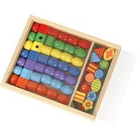 Super Beads Holzfädelperlen (FSC100%) Super Beads Holzfädelperlen (FSC100%) von Simm Spielwaren GmbH
