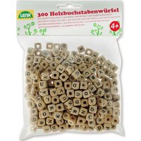 Holz-Buchstabenwürfel, 300-tlg. von Simm Spielwaren GmbH