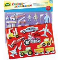 Lena - Zeichenschablonen Fahrzeuge und Menschen von Simm Spielwaren