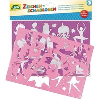 Lena - Zeichenschablonen Prinzessinnen und Elfen von Simm Spielwaren
