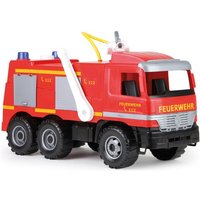 Lena - GIGA Trucks Feuerwehr Modell Actros mit Aufklebern, Versandkarton von Simm Spielwaren