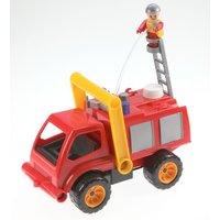 LENA® 04155 - Aktive, Feuerwehr mit Spielfigur, Sandspielzeug von Simm Spielwaren