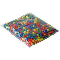 LENA® 35023 - Bastelset, Mosaik Stecker, farbig, 1000 Stück Stück von Simm Spielwaren