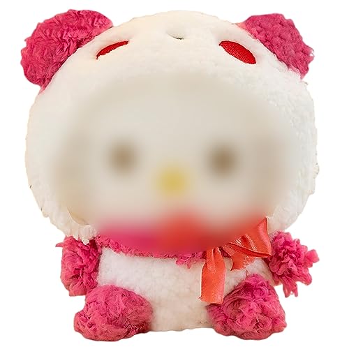 Cat Plush Toy, Cat Kuscheltier Kawaii Cat Starry Eyes 3D Plüsch-Überwurfkisse PP Baumwollfüller Kinderspielzeug for Cuddly Toy Lovers Children's Toy Gift Filled -22cm von Simmpu