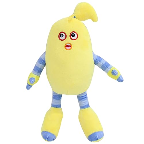 Plush Doll Toy, Singing Monsters Plush Toy, Funny Singing Monsters Plush, Banana Monster Cuddly Toy, Animal Animation Figure Cushion Plush Toys, 30cm von Simmpu