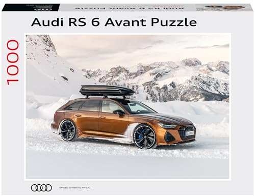 Audi Puzzle 1000 Teile - Motive: Audi RS6 Avant - Auto Puzzle für Erwachsene und Kinder // Officially Licensed by Audi AG // von Simninja