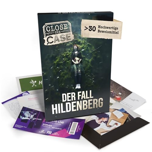 Simon und Jan Close The Case - Der Fall Hildenberg I Mörderisches Krimispiel I Escape Room Spiel für Erwachsene I Detektivspiel Made In Germany von Simon und Jan
