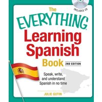 The Everything Learning Spanish Book with CD von Simon & Schuster N.Y.