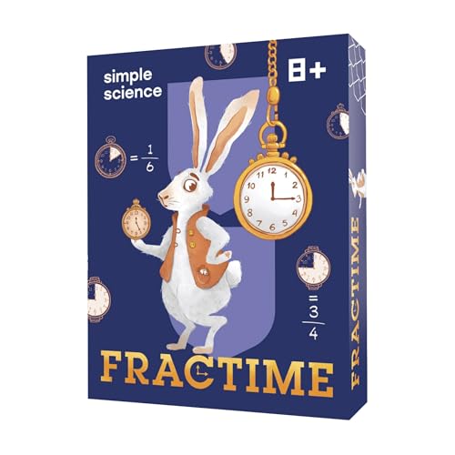 Simple Rules Fractime - das Spiel über Brüche und Zeit | fördert Verständnis für Brüche, Zeitmessung und mathematische Beziehungen von Simple Rules