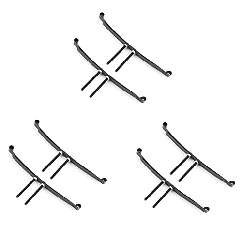 Simpls 6 Satz Stahlblattfedern für 1/14 RC Traktor Anhänger Modellauto Upgrade Teile Ersatzteile ZubehöR, A von Simpls