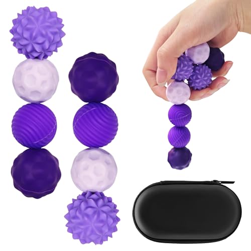 Magnetische Silikon-Stressbälle, 8 Stück, Akupressur-Massagekugeln, Sensorisches Fidget-Spielzeug Magnetische Silikon-Stressbälle, 8 Stück, Akupressur-Massagekugeln, Sensorisches Fidget-Spielzeug von Simsky
