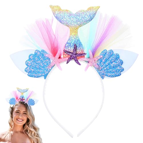 Simsky Meerjungfrauen Haarreif - Perfekter Haarschmuck für Kinder und Damen in Meerjungfrau Kostümen Simsky Meerjungfrauen Haarreif - Perfekter Haarschmuck für Kinder und Damen in Meerjungfrau Kostümen von Simsky