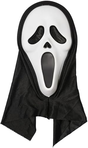 Scream Maske mit Messer, Geistergesicht Kostüm, Halloween Karneval Accessoire Scream Maske mit Messer, Geistergesicht Kostüm, Halloween Karneval Accessoire von Simsky