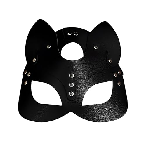 Simsky Schwarze Katzen-Maskerade-Maske, Halbgesichtsmaske für Damen, Karneval, Party, Ball, Tanz, Cosplay Simsky Schwarze Katzen-Maskerade-Maske, Halbgesichtsmaske für Damen, Karneval, Party, Ball, Tanz, Cosplay von Simsky