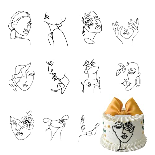 Tortendekorationen mit 8 Acrylfiguren von Simsky