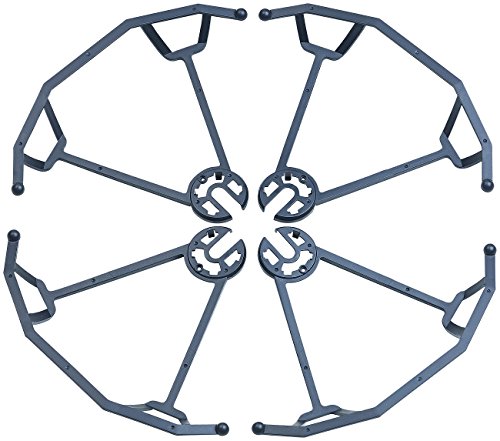 Simulus Zubehör zu Quadrocopter-Drohnen: Rotorenschutz-Set für Quadrocopter GH-4.FPV, 4-teilig (Quadrocopter HD-Kamera, Quadcopter mit Kamera) von Simulus