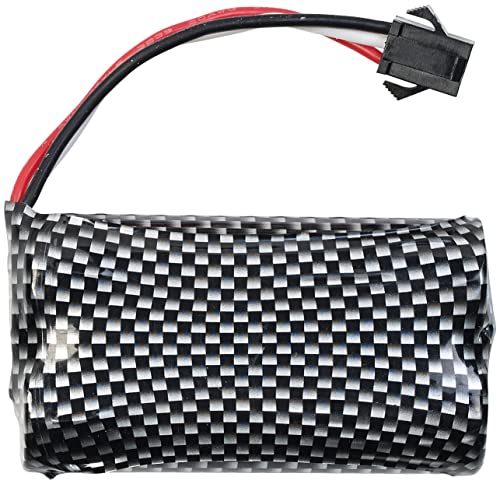 Simulus Zubehör zu Allrad RC-Auto: Zusatz- und Ersatzakku für ferngesteuertes Auto Mad Racing, 1300 mAh (RC Autos Kinder, Ferngesteuertes Monstertruck, Funkgerät) von Simulus
