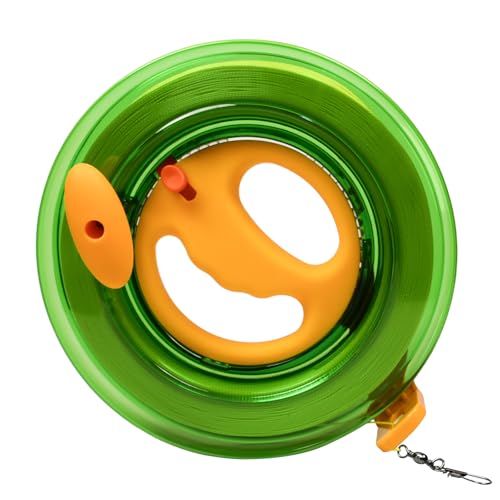Simxkai Kite String Reel, Spool,Line Winder, Come with Lock, 18cm with 200m Line (Green) von Simxkai