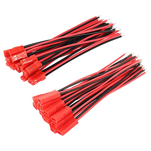 SinLoon 20 Paare JST-Steckverbinder 22 AWG 2-poliger Stecker Buchse Kabeldraht für LED5050 5630 Lampenstreifen-4 Zoll SinLoon 20 Paare JST-Steckverbinder 22 AWG 2-poliger Stecker Buchse Kabeldraht für LED5050 5630 Lampenstreifen-4 Zoll von SinLoon